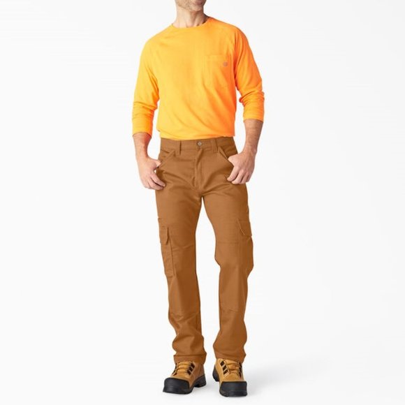 Dickies Men's Brown DuraTech Ranger Duck Cargo Pants - Picture 8 of 9